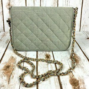 1970s Shinawatra Silk Purse Shoulder Bag Gray